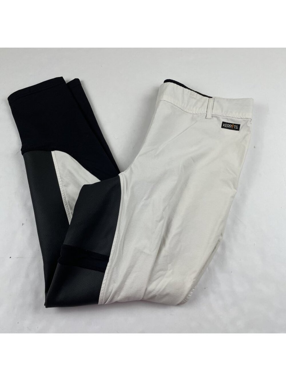 Kerrits Riding Breeches Women’s XL Equestrian Inner Grip Leggings White Black